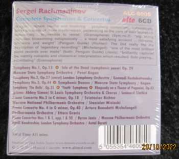 6CD/Dobozkészlet Sergei Vasilyevich Rachmaninoff: Sergei Rachmaninov (1873-1943) Complete Symphonies And Concertos
