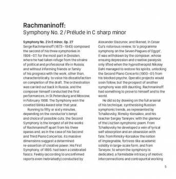 SACD Sergei Vasilyevich Rachmaninoff: Symphony No.2, Prélude