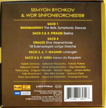 Dobozkészlet/9SACD Richard Strauss: The Bells; Symphonic Dances; Elektra; Eine Alpensinfonie; Till Eulenspiegel's Merry Pranks; Lohengrin; Messa Da Requiem