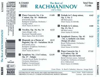 CD Sergei Vasilyevich Rachmaninoff: The Best Of