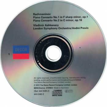 2CD The London Symphony Orchestra: Piano Concertos 1-4