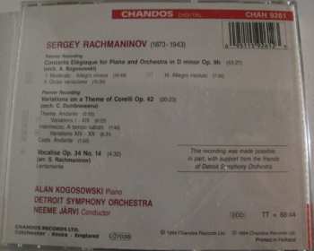 CD Sergei Vasilyevich Rachmaninoff: Transcription For Orchestra