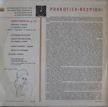 LP Sergei Prokofiev: Symfonie - Koncert / Adagio Con Variazioni