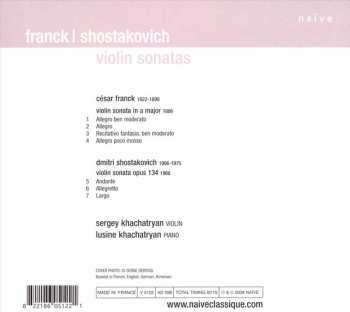 CD César Franck: Violin Sonatas