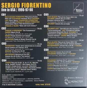 9CD/Dobozkészlet Sergio Fiorentino: Live In USA 1996-97-98