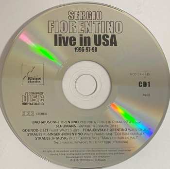 9CD/Dobozkészlet Sergio Fiorentino: Live In USA 1996-97-98