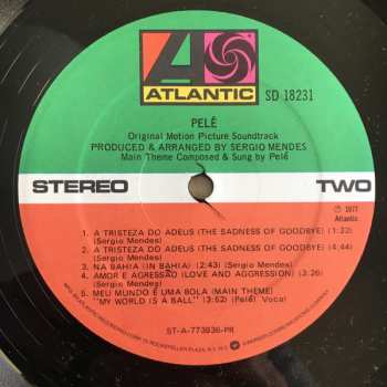 LP Sérgio Mendes: Pelé (Original Motion Picture Soundtrack)