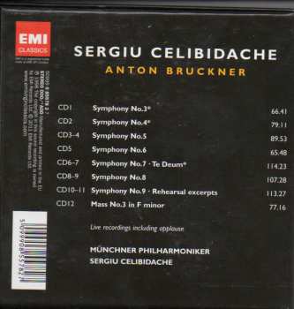 12CD/Dobozkészlet Anton Bruckner: Symphonies 3 - 9 / Te Deum / Mass No. 3 In F Minor LTD