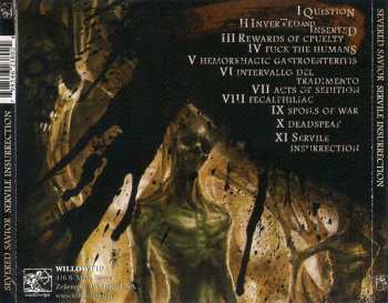 CD Severed Savior: Servile Insurrection