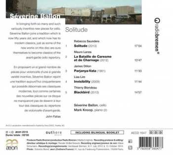 CD Séverine Ballon: Solitude