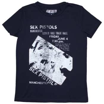 Merch Sex Pistols: Női Póló Manchester Flyer