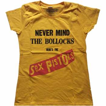 Merch Sex Pistols: Női Póló Never Mind The Bollocks Original Album 