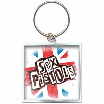 Merch Sex Pistols: Kulcstartó Union Jack 