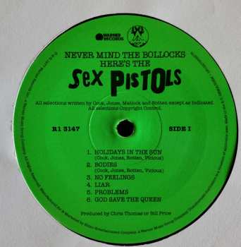 LP Sex Pistols: Never Mind The Bollocks Here's The Sex Pistols