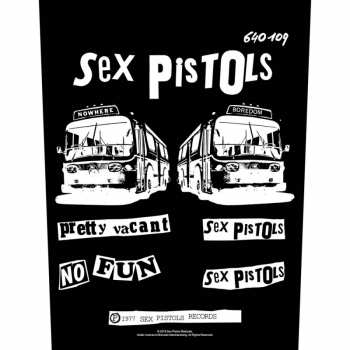 Merch Sex Pistols: Hátfelvarró Pretty Vacant