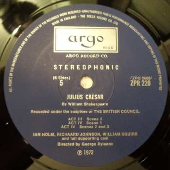3LP/Dobozkészlet William Shakespeare: Julius Caesar
