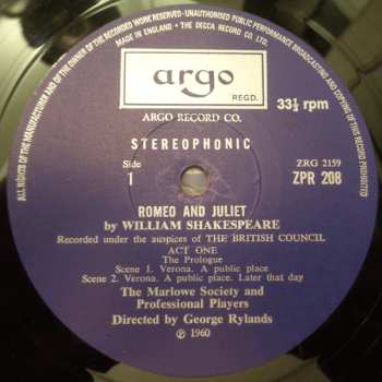 4LP/Dobozkészlet William Shakespeare: Romeo and Juliet