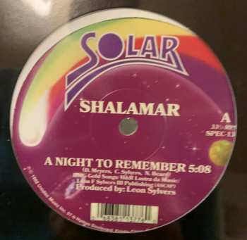 LP Shalamar: A Night To Remember / Make That Move CLR