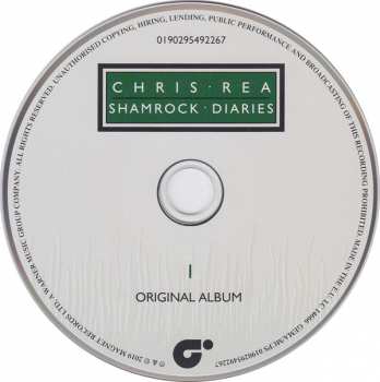 2CD Chris Rea: Shamrock Diaries  DLX