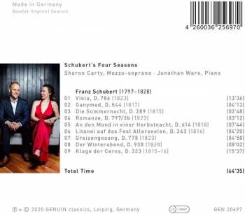 CD Jonathan Ware: Schubert's Four Seasons