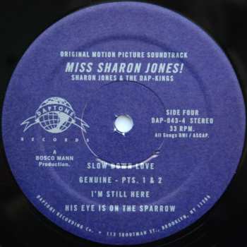 2LP Sharon Jones & The Dap-Kings: Miss Sharon Jones! (Original Motion Picture Soundtrack)