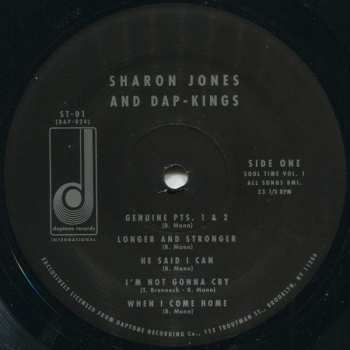 LP Sharon Jones & The Dap-Kings: Soul Time! LTD