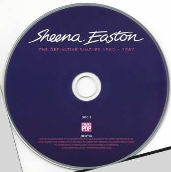 3CD Sheena Easton: The Definitive Singles 1980 - 1987