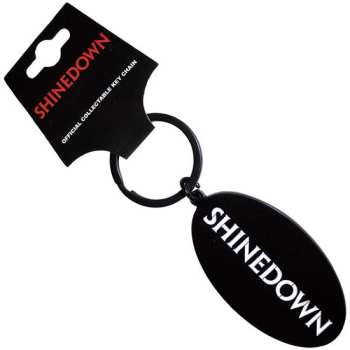 Merch Shinedown: Kulcstartó Text Logo Shinedown