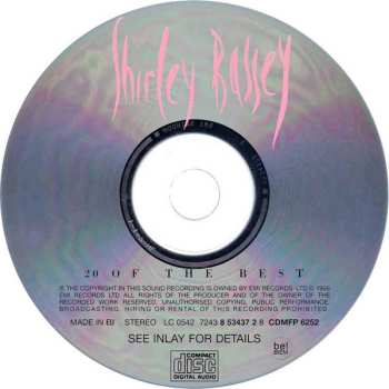CD Shirley Bassey: 20 Of The Best