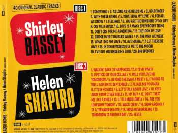 2CD Shirley Bassey: Classic Icons • Shirley Bassey And Helen Shapiro