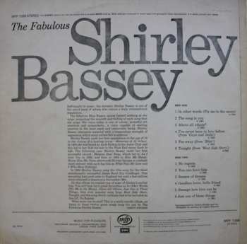 LP Shirley Bassey: The Fabulous Shirley Bassey