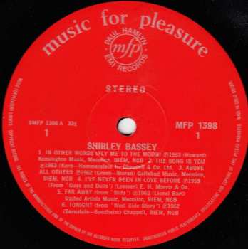 LP Shirley Bassey: The Fabulous Shirley Bassey