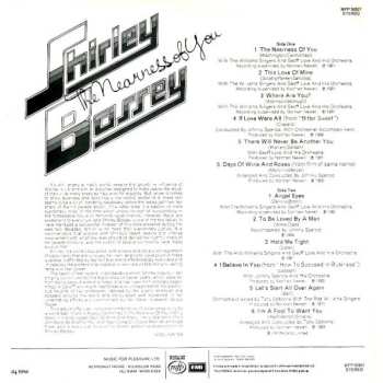 LP Shirley Bassey: The Nearness Of You