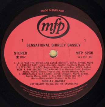 LP Shirley Bassey: What Now My Love