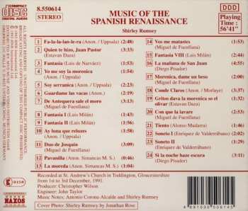 CD Shirley Rumsey: Music Of The Spanish Renaissance