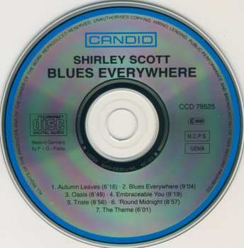 CD Shirley Scott: Blues Everywhere