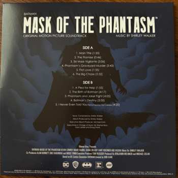 LP Shirley Walker: Batman: Mask Of The Phantasm - The Animated Movie: Original Motion Picture Soundtrack CLR