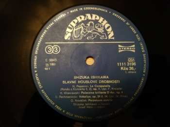 LP Josef Hála: Famous Violin Encores