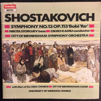 CD Dmitri Shostakovich: Symphony No.13 Op.113 “Babi Yar”