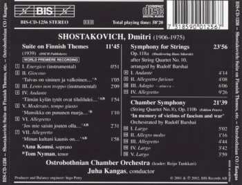 CD Dmitri Shostakovich: Suite On Finnish Themes / Chamber Symphonies