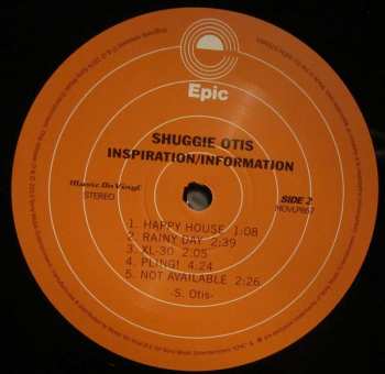 LP Shuggie Otis: Inspiration Information