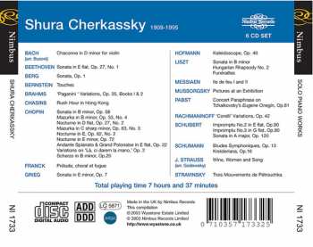 6CD/Dobozkészlet Shura Cherkassky: 1909-1995
