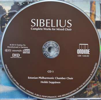 2CD/Dobozkészlet Jean Sibelius: Sibelius Compete Works For Mixed Choir