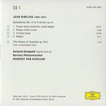 5CD/Dobozkészlet/Blu-ray Herbert von Karajan: Karajan Sibelius: Complete Recordings On Deutsche Grammophon