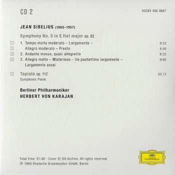 5CD/Dobozkészlet/Blu-ray Herbert von Karajan: Karajan Sibelius: Complete Recordings On Deutsche Grammophon
