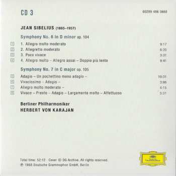 5CD/Dobozkészlet/Blu-ray Herbert von Karajan: Karajan Sibelius: Complete Recordings On Deutsche Grammophon