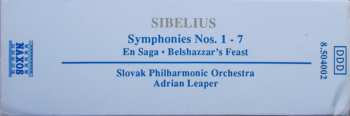 4CD/Dobozkészlet Jean Sibelius: Symphonies Nos. 1 - 7 / En Saga • Belshazzar's Feast