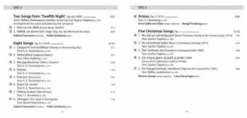 5CD/Dobozkészlet Jean Sibelius: Songs