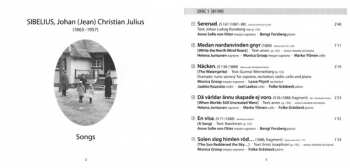 5CD/Dobozkészlet Jean Sibelius: Songs