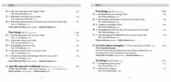 5CD/Dobozkészlet Jean Sibelius: Songs